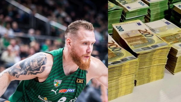 Beveik milijonas: aišku, kiek šį sezoną uždirbs „Žalgirio“ puolėjas I. Brazdeikis